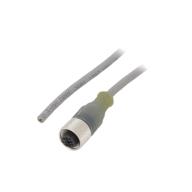 Cablu de Conectare M12 3PIN 5m PVC 250VAC 3.1A | Electronic-mag.ro | Componente Electronice