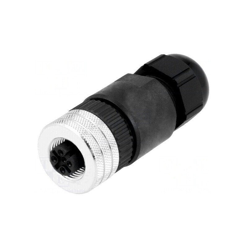 Mufă M12 5-PIN Mamă IP67 pe Cablu | Electronic-mag.ro | Componente Electronice