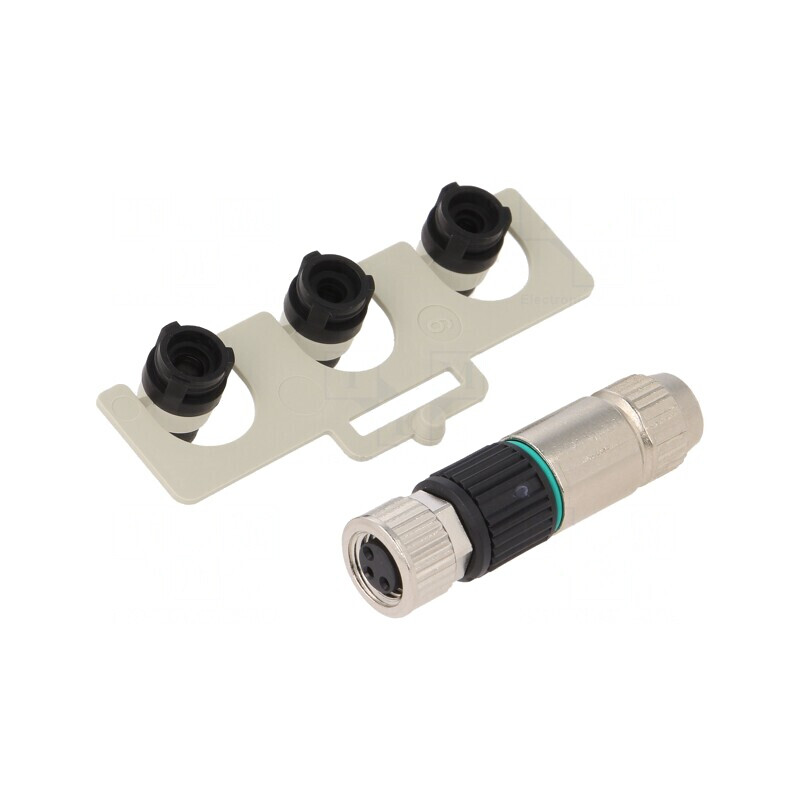 Conector M8 Mamă 3PIN pe Cablu Slimline 4A IP67 | Electronic-mag.ro | Componente Electronice