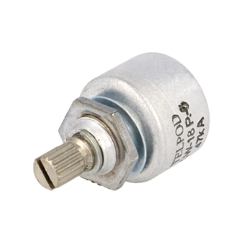 Potentiometru Axial 47kΩ 1W Linear 6mm | Electronic-mag.ro | Componente Electronice