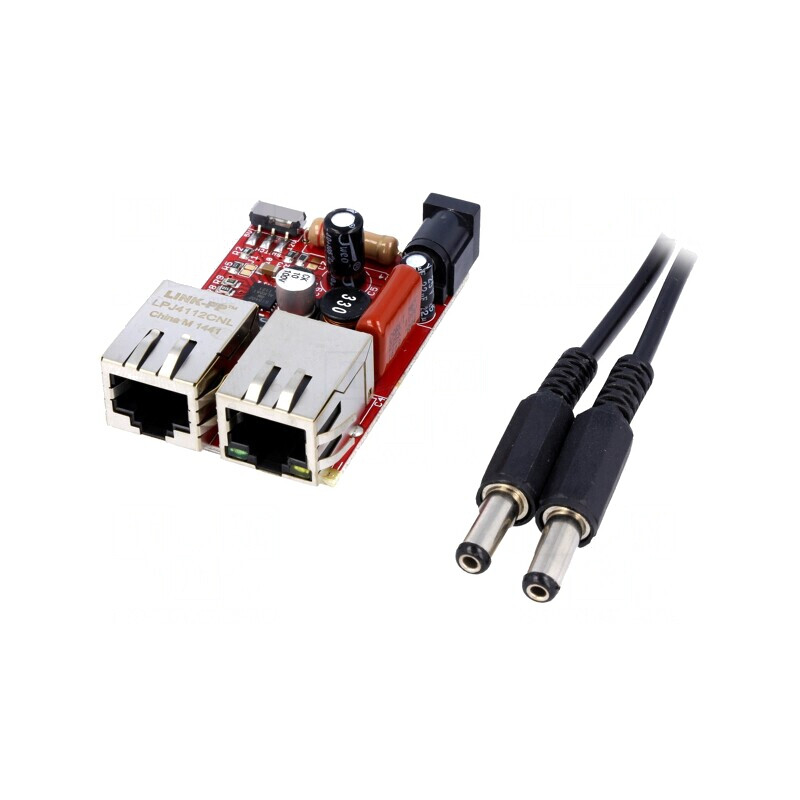 Placă de expansiune RJ45 x2, alimentare PoE, MOD-POE-V2 | Electronic-mag.ro | Componente Electronice