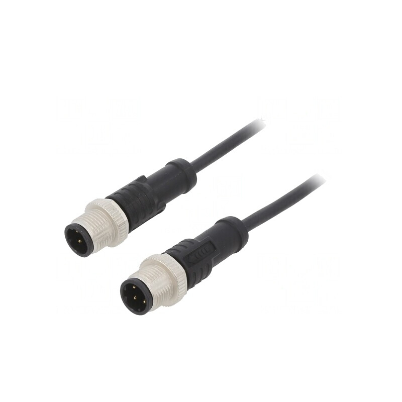 Cablu senzori automatizări M12 1m | Electronic-mag.ro | Componente Electronice