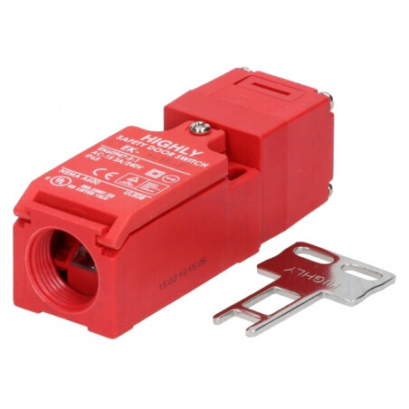 Întrerupător de Siguranță cu Cheie Roșie IP65 | Electronic-mag.ro | Componente Electronice