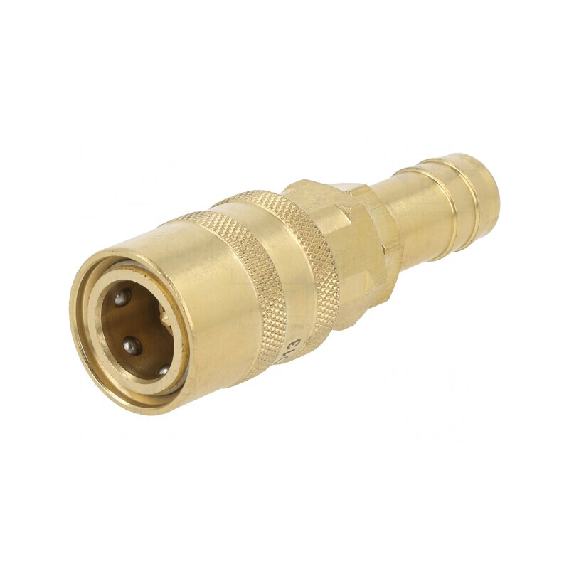 Conector rapid cu supapă max.15bar alamă FPM | Electronic-mag.ro | Componente Electronice