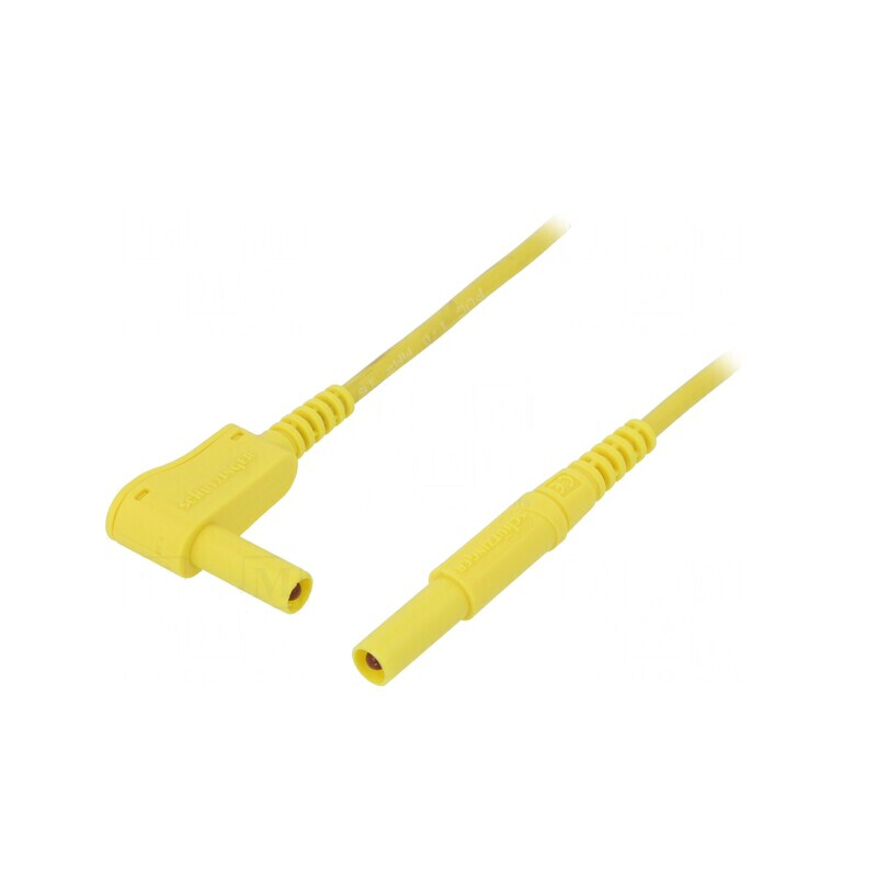 Cablu de măsurare 16A 1m galben PVC | Electronic-mag.ro | Componente Electronice