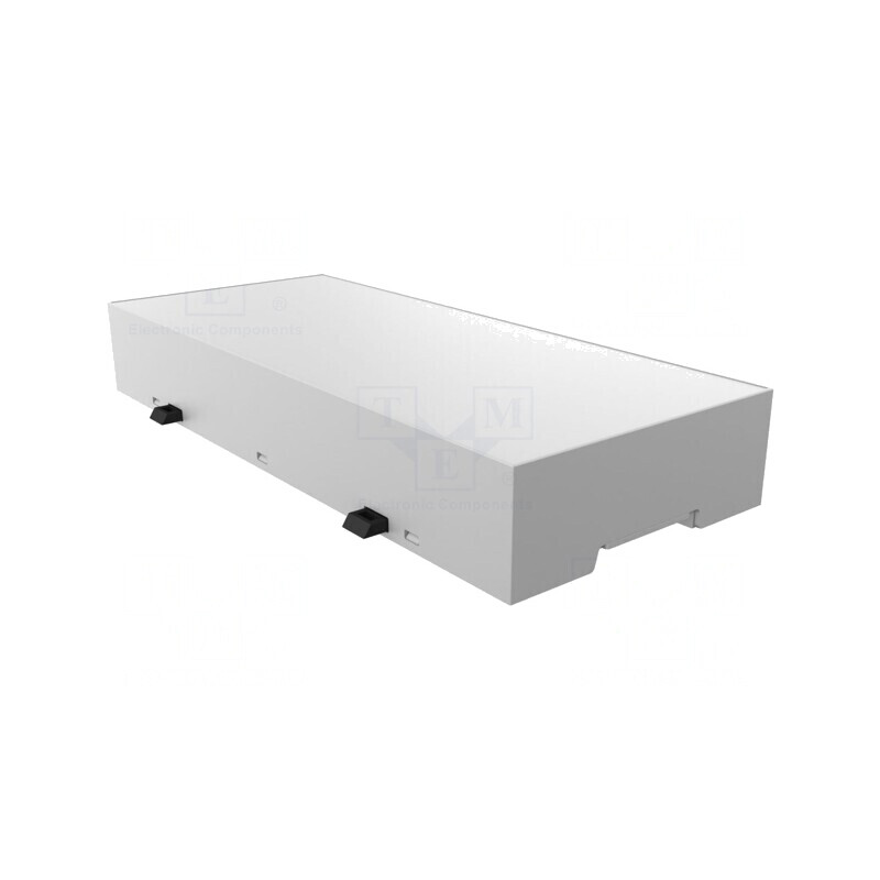 Carcasă pentru șină DIN 90mm x 212,5mm gri | Electronic-mag.ro | Componente Electronice