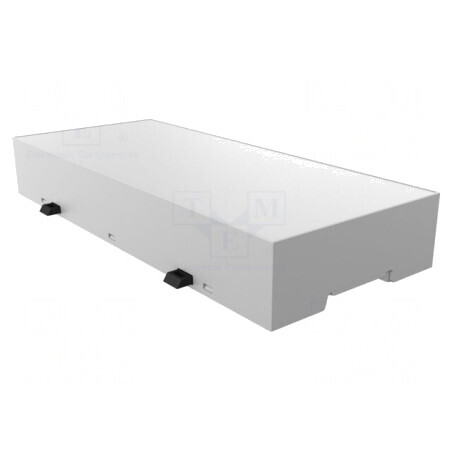 Carcasă pentru șină DIN 90mm x 212,5mm gri | Electronic-mag.ro | Componente Electronice