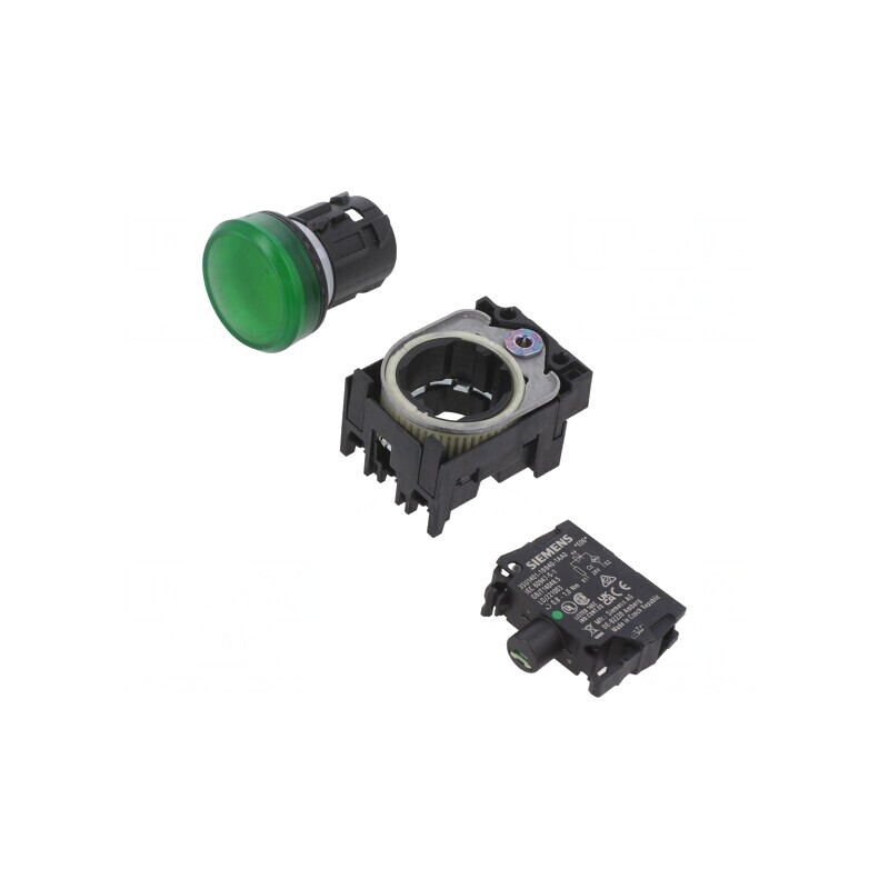 Lumină de Control LED 22mm IP67 24VAC | Electronic-mag.ro | Componente Electronice