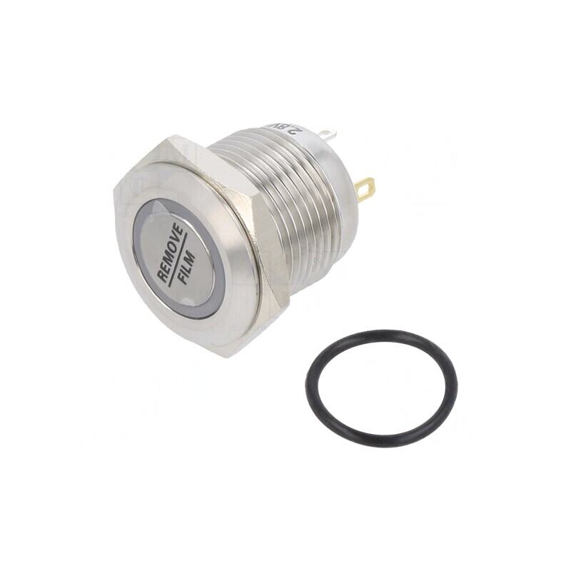 Comutator Anti-Vandalism SPST-NO 2A 48V DC IP65 Ø16mm | Electronic-mag.ro | Componente Electronice