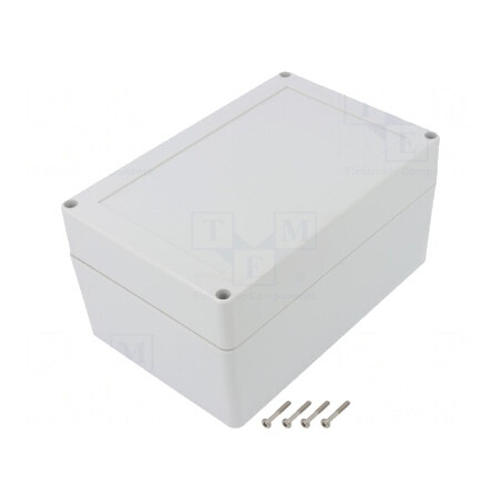 Carcasă Universală 120x180x90mm cu Bucșă din Alamă ABS | Electronic-mag.ro | Componente Electronice