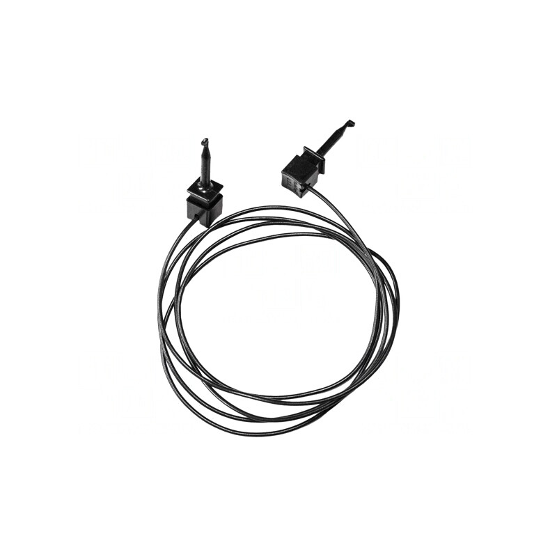 Cablu de măsurare 5A cu clips negru | Electronic-mag.ro | Componente Electronice