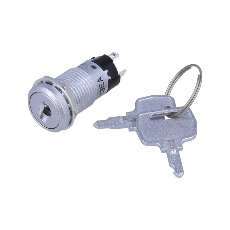 Comutator întrerupător cu cheie 3 pini SPDT SK13EAW01 | Electronic-mag.ro | Componente Electronice