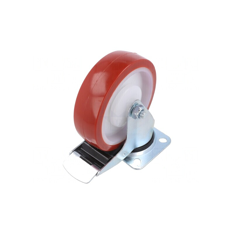 Roată de transport poliuretan 125mm 150kg | Electronic-mag.ro | Componente Electronice