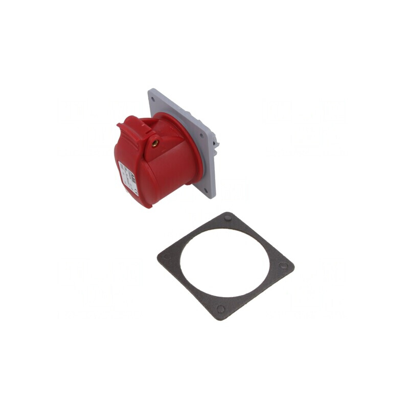 Conector alimentare AC trifazat IP44 32A Soclu Mamă Drept | Electronic-mag.ro | Componente Electronice