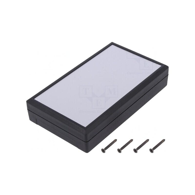 Carcasă universală neagră ABS 85x145x31mm | Electronic-mag.ro | Componente Electronice