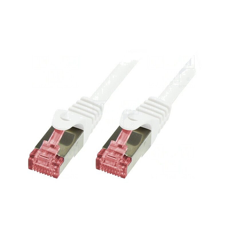 Patch cord S/FTP Cat6 15m Gri LSZH 27AWG | Electronic-mag.ro | Componente Electronice