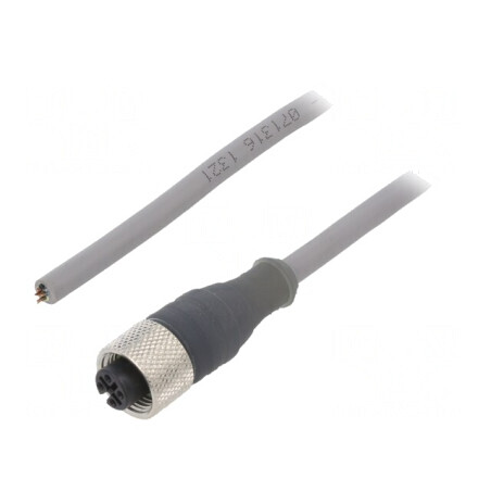 Cablu de Conectare M12 4P 0.6m 250VAC 2.5A | Electronic-mag.ro | Componente Electronice