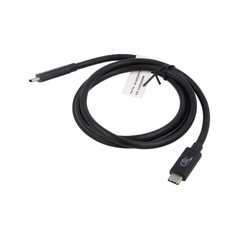 Cablu USB 3.1 Power Delivery 1m Negru | Electronic-mag.ro | Componente Electronice