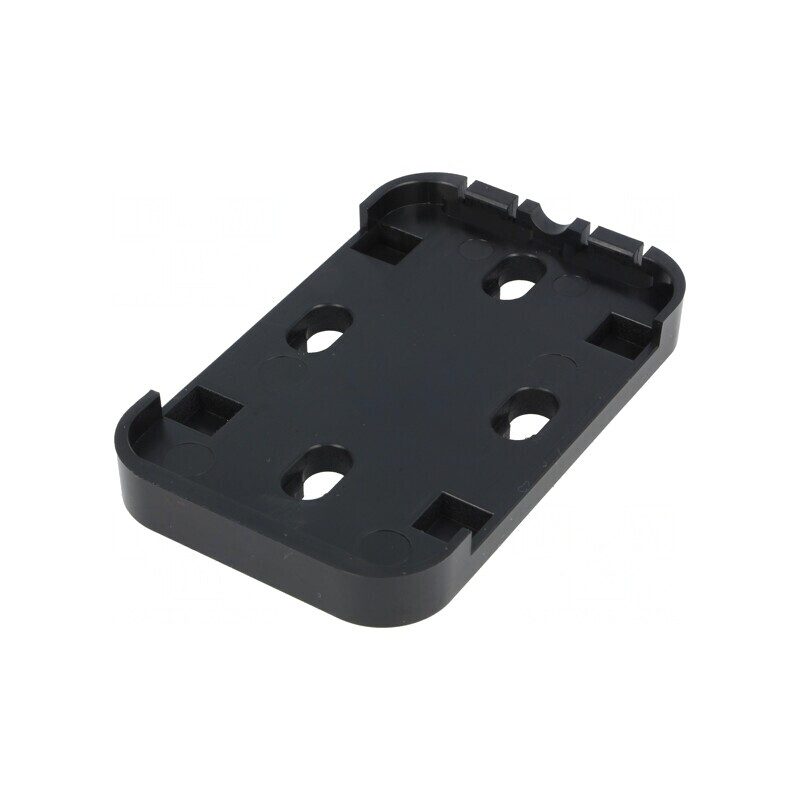 Suport SNAP IN HOLDER 95x60mm Negru ABS | Electronic-mag.ro | Componente Electronice