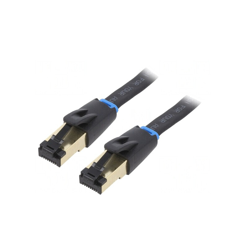 Patch Cord Cat 8.1 Negru 8m Ecranat | Electronic-mag.ro | Componente Electronice Patch Cord Cat 8.1 Negru 8m Ecranat | Electronic-mag.ro | Componente Electronice