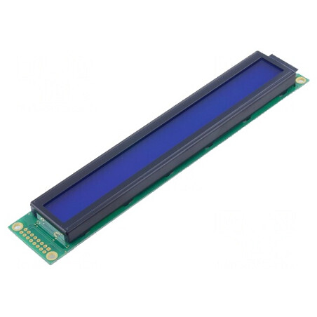Afișaj LCD Alfanumeric STN 40x2 Albastru LED | Electronic-mag.ro | Componente Electronice