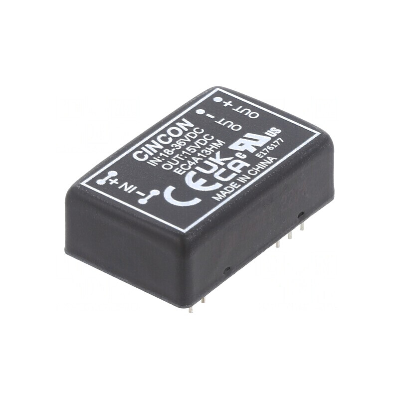 Convertor DC/DC 18-36V la 15V 400mA THT EC4A13HM | Electronic-mag.ro | Componente Electronice