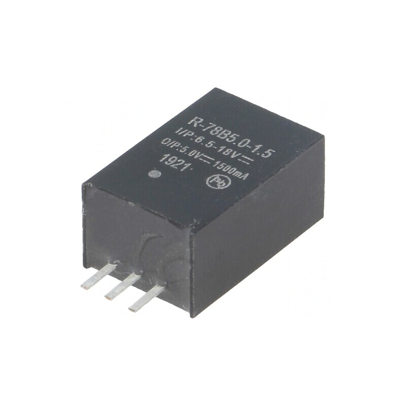Convertor DC/DC 7,5W 6,5-18V la 5V 1,5A SIP3 | Electronic-mag.ro | Componente Electronice