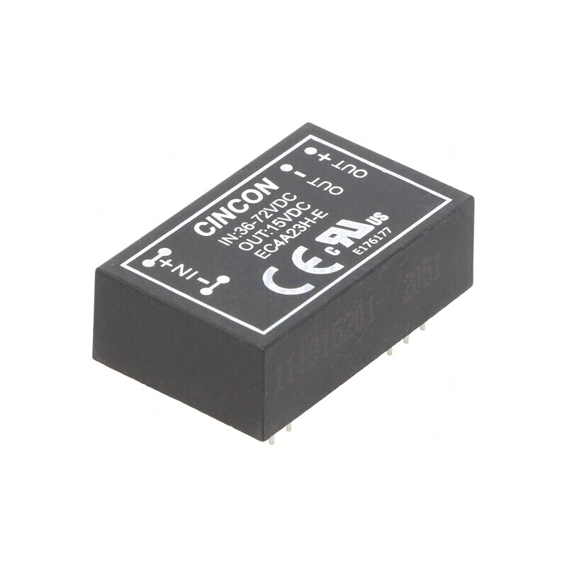 Convertor DC/DC 15V 400mA 5/6W 36-72V THT | Electronic-mag.ro | Componente Electronice
