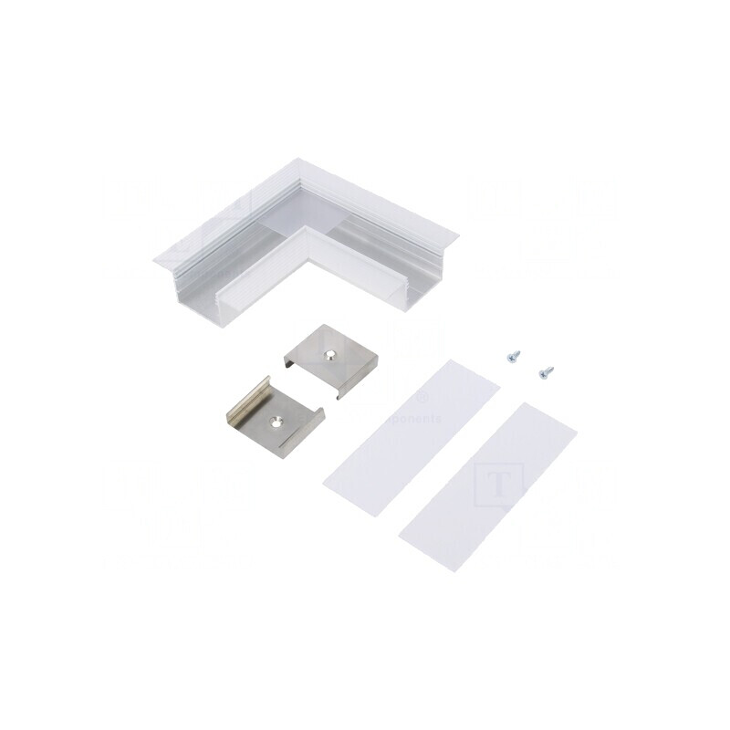 Conector Alb 90° Aluminiu VARIO30-05 | Electronic-mag.ro | Componente Electronice