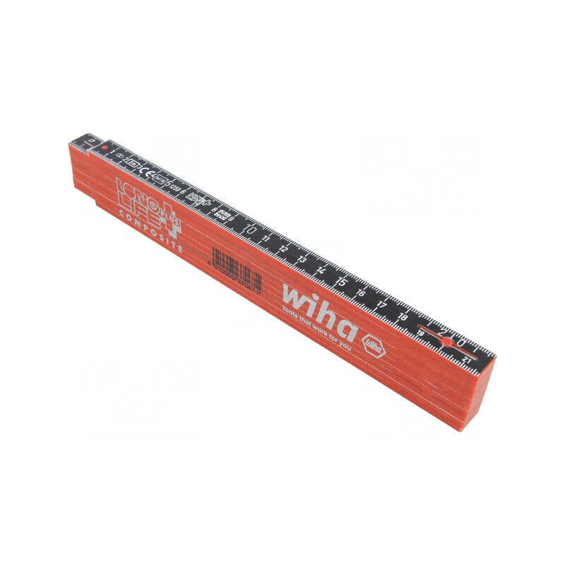 Riglă Pliantă 2m Negru și Roșu | Electronic-mag.ro | Componente Electronice