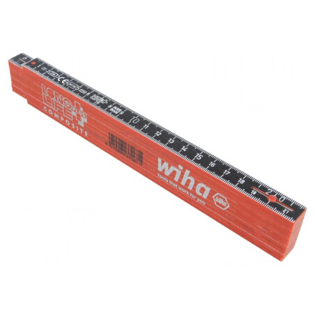 Riglă Pliantă 2m Negru și Roșu | Electronic-mag.ro | Componente Electronice