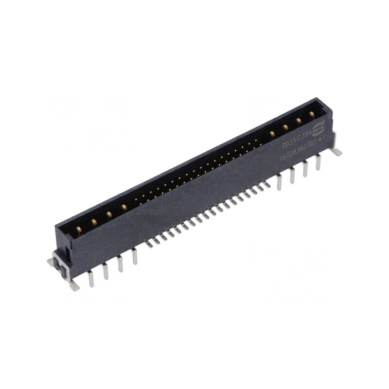 Conector PCB-PCB tată PIN 44 har-flex Hybrid SMT THT | Electronic-mag.ro | Componente Electronice