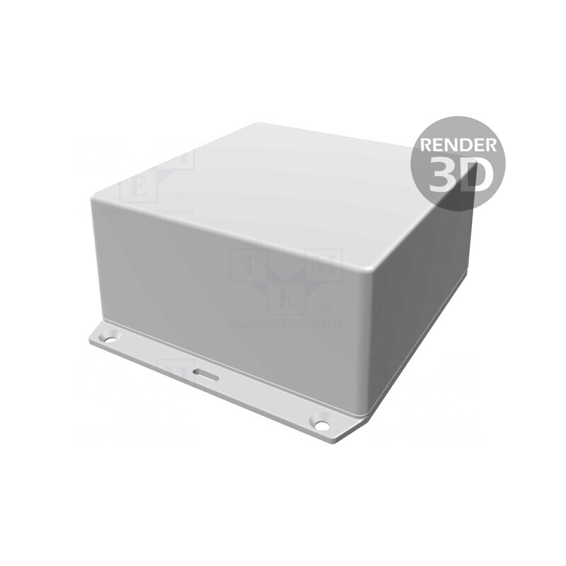 Carcasă Universală 123x123x60mm cu Lame de Fixare | Electronic-mag.ro | Componente Electronice