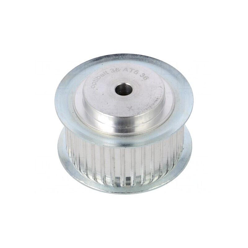 Roată de curea AT5 aluminiu 25x36x56,05mm | Electronic-mag.ro | Componente Electronice
