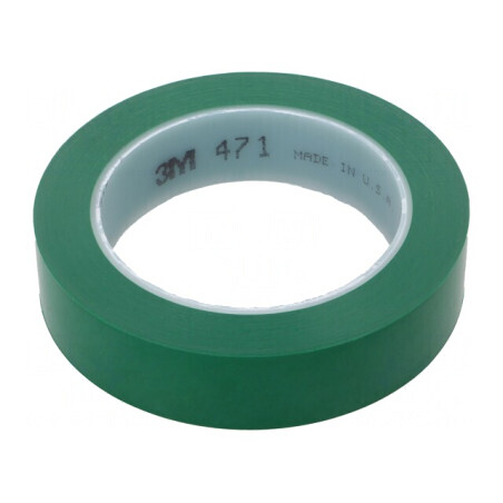 Bandă de marcare verde 33m x 25mm | Electronic-mag.ro | Componente Electronice