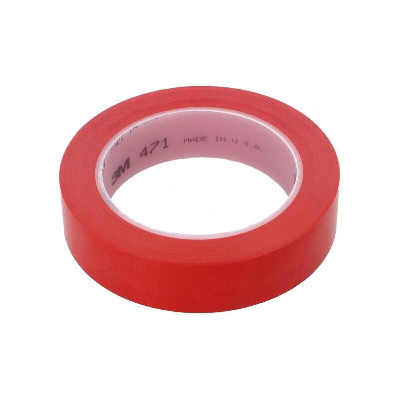Bandă de marcare roşie 33m x 25mm | Electronic-mag.ro | Componente Electronice