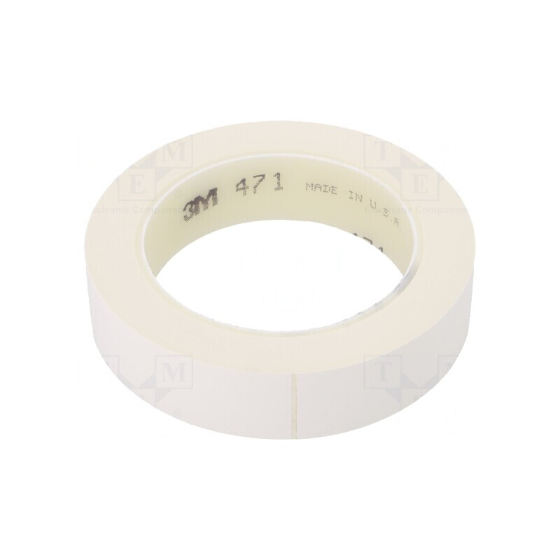 Bandă de Marcare Albă 33m x 25mm | Electronic-mag.ro | Componente Electronice
