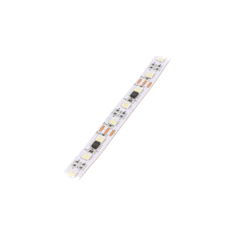 Bandă LED RGBW 5050 12V 60 LED/m 12mm PCB Albă | Electronic-mag.ro | Componente Electronice