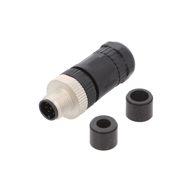 Mufă M12 8 Pin DeviceNet/CANopen pe cablu drept | Electronic-mag.ro | Componente Electronice