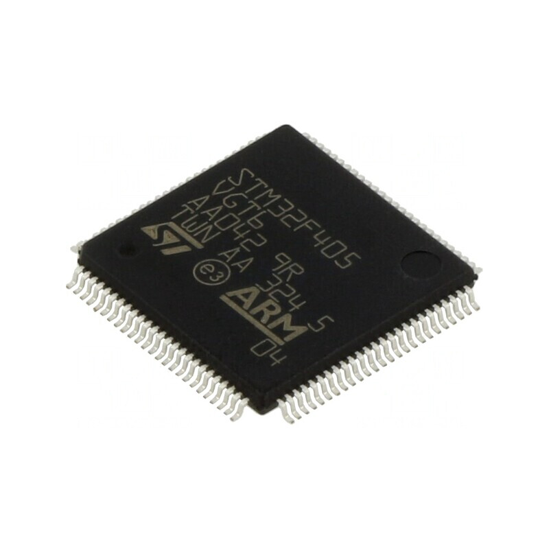 Microcontroler ARM 168MHz LQFP100 1,8-3,6V STM32F405VGT6 | Electronic-mag.ro | Componente Electronice