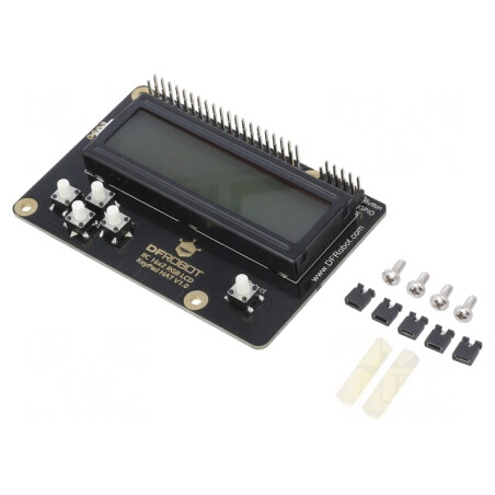 Shield Tastatură Mecanică cu Ecran LCD 16x2 5VDC I2C DFR0514 | Electronic-mag.ro | Componente Electronice
