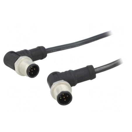 Cablu senzori și automatizări M12 1m mufă-mufă | Electronic-mag.ro | Componente Electronice