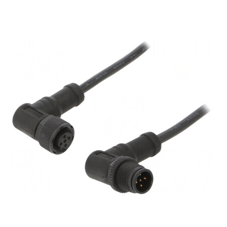 Cablu Senzori Automatizări M12-M12 1m | Electronic-mag.ro | Componente Electronice