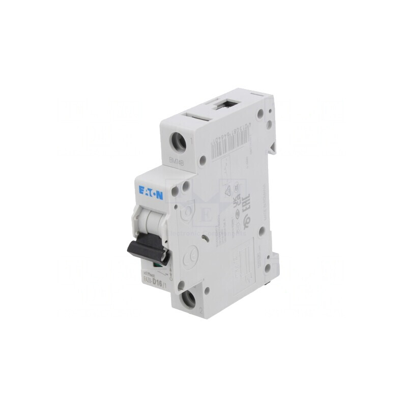 Întrerupător de Supracurent 16A 1P 6kA 230/400V | Electronic-mag.ro | Componente Electronice