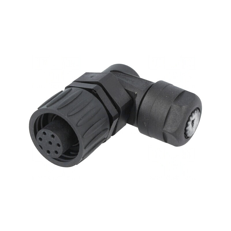Conector circular cu 7 pini mamă argintat pentru cablu | Electronic-mag.ro | Componente Electronice