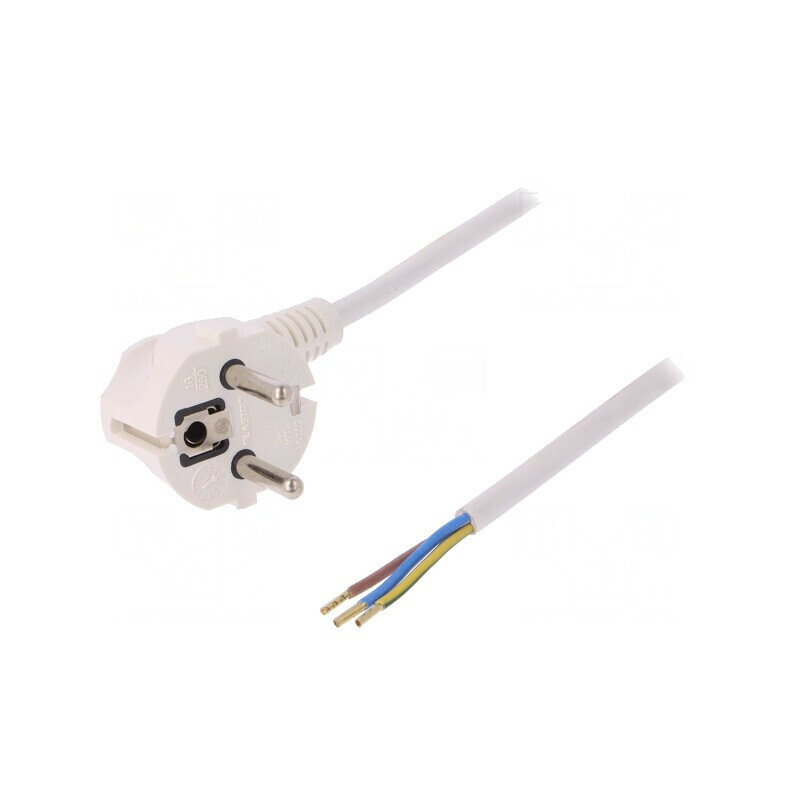 Cablu Schuko cu Ștecăr în Unghi și Mufă PVC | Electronic-mag.ro | Componente Electronice