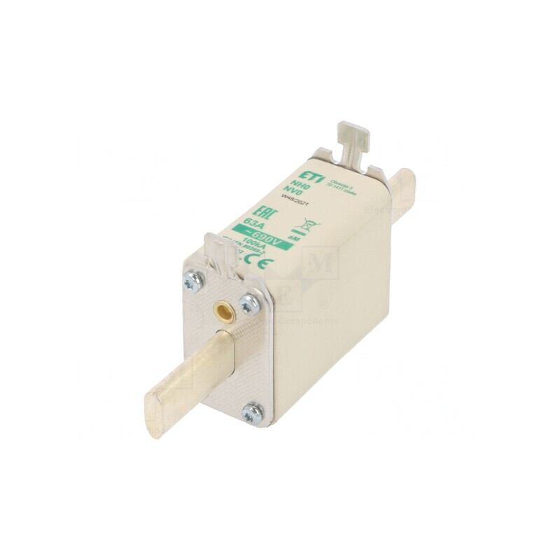 Siguranță Industrială Ceramică 63A 690VAC NH0 | Electronic-mag.ro | Componente Electronice