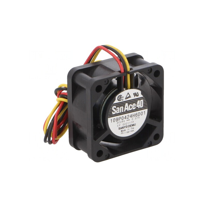 Ventilator axial 24V 40x40x20mm cu bilă | Electronic-mag.ro | Componente Electronice