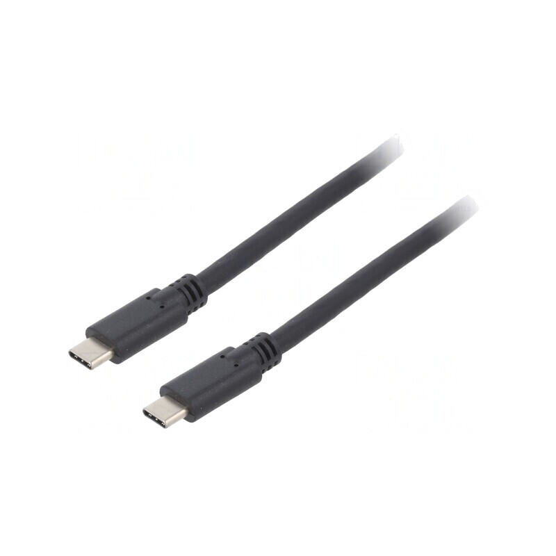 Cablu USB C 3.2 3m Negru 5Gbps 60W | Electronic-mag.ro | Componente Electronice