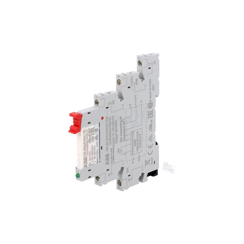 Releu Intermediar SPDT 24V pentru Șină DIN | Electronic-mag.ro | Componente Electronice